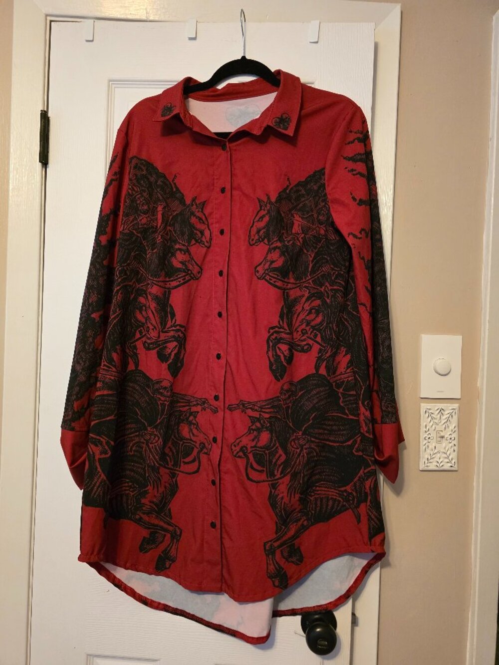 Blackmilk 4 Horsemen business time shirt dress